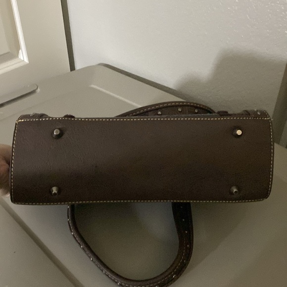 TRINITY RANCH WESTERN BROWN LEATHER PURSE - Picture 15 of 15